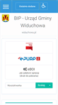 Mobile Screenshot of bip.widuchowa.pl