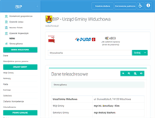 Tablet Screenshot of bip.widuchowa.pl